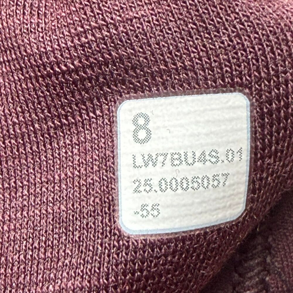 Lululemon Align High-Rise Short 6" Linear Wordmark Goodnight Plum Multi - Picture 10 of 10